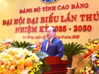 Toàn văn phát biểu bế mạc Đại hội đại biểu Đảng bộ tỉnh lần thứ XX, nhiệm kỳ 2025 - 2030 của Bí thư Tỉnh ủy Quản Minh Cường