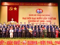 Danh sách Bí thư, Phó Bí thư, Ban Thường vụ, BCH Đảng bộ, UBKT Tỉnh ủy, Chủ nhiệm UBKT Tỉnh ủy Cao Bằng khóa XX, nhiệm kỳ 2025 - 2030