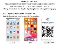 Hướng dẫn tiếp nhận, xử lý, giải quyết và phản hồi các phản ánh, kiến nghị của người dân, doanh nghiệp trên Hệ thống phản ánh kiến nghị Cao Bằng