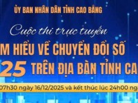 Phát động Cuộc thi “Tìm hiểu Chuyển đổi số năm 2025” trên địa bàn tỉnh Cao Bằng